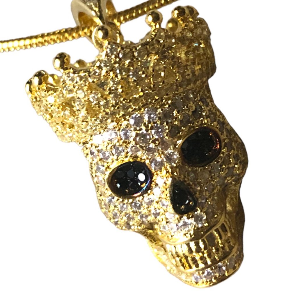 Skull Swarovski Crystal Necklace